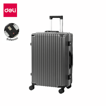 กระเป๋าเดินทางล้อลาก DELI EH1055-GR-24-01 24 นิ้ว สีเทา_0